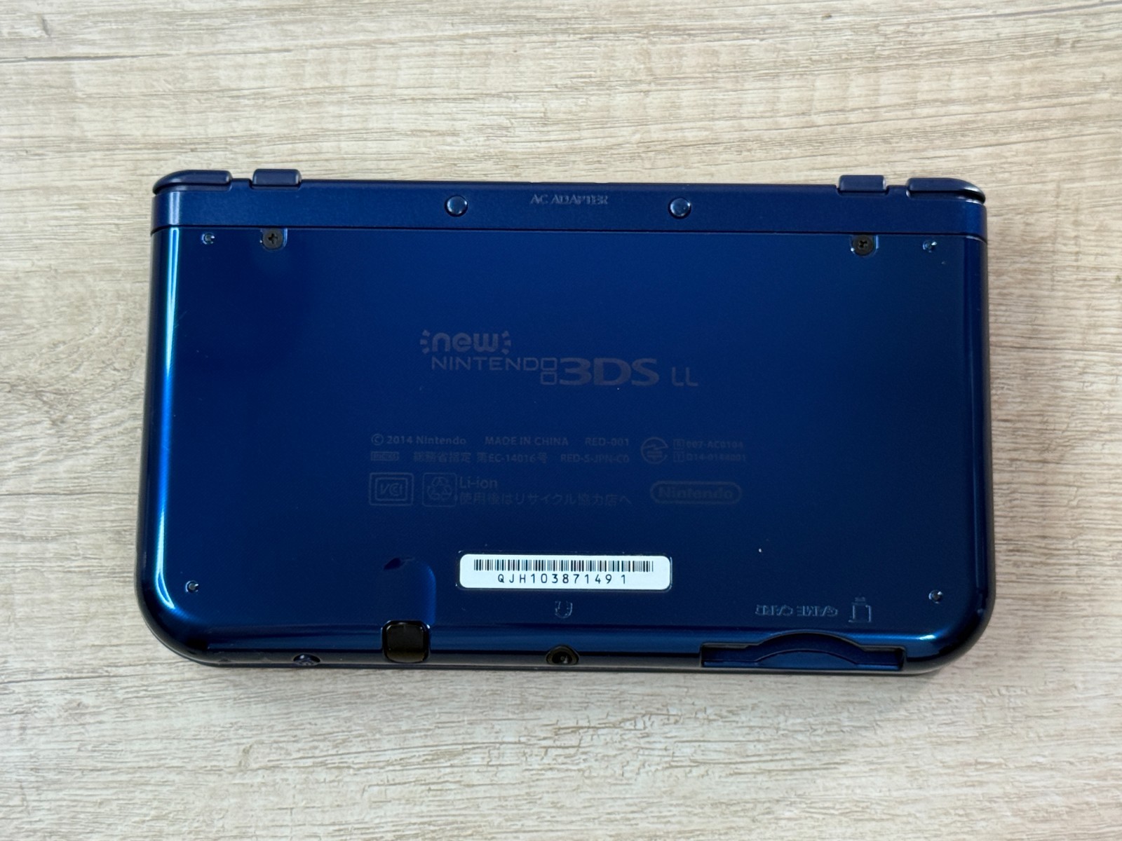 RANK A Nintendo New 3DS XL Metallic Blue Console Tested Japan ver D4228