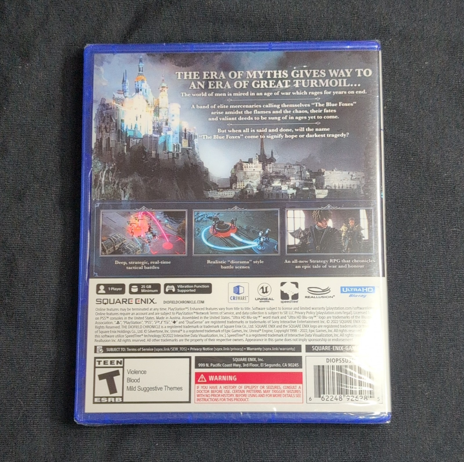 Square Enix The DioField Chronicle PS5 Role Playing Strategy Vibration Function