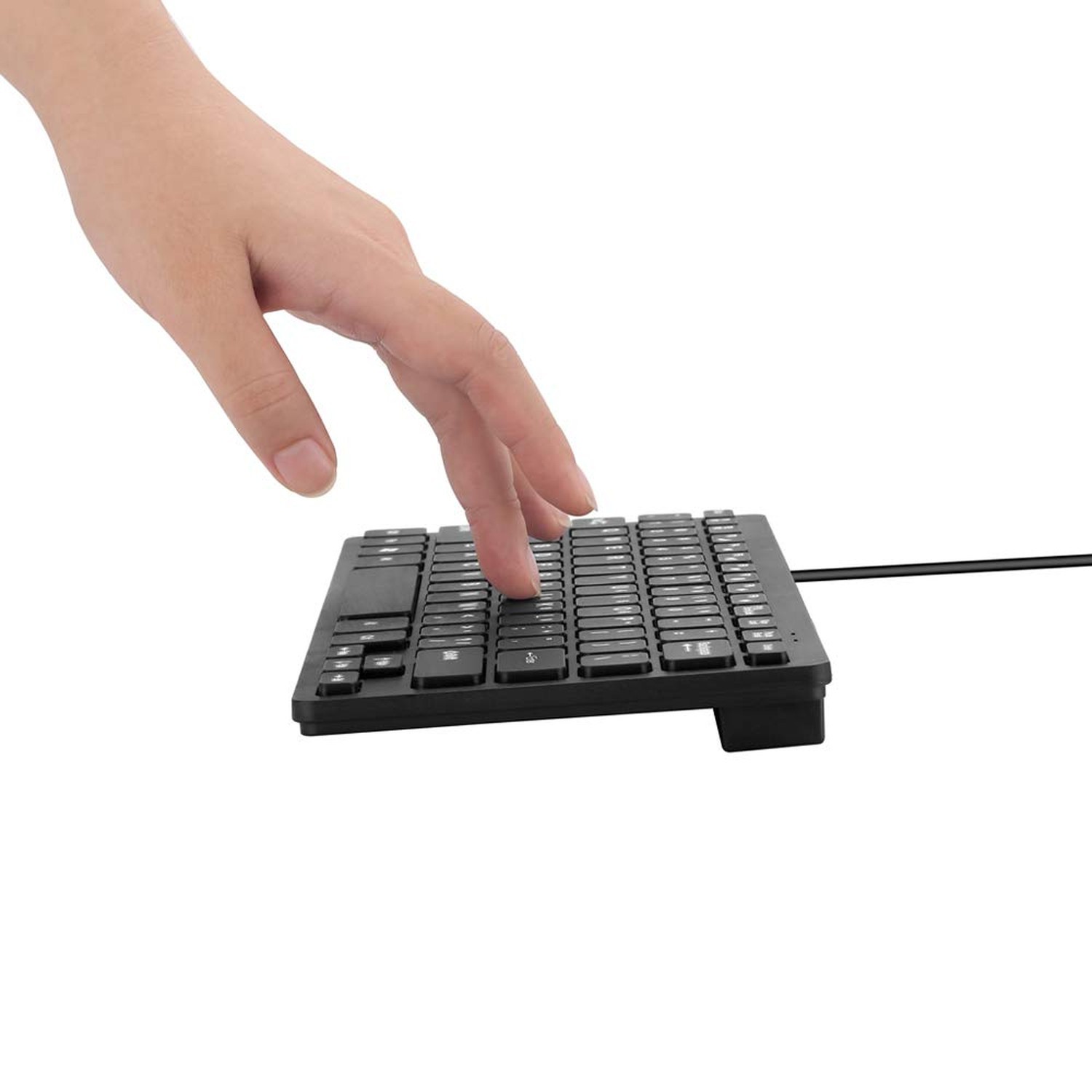 MCSaite Wired Mini Keyboard and Mouse Combo – with Keyboard Cover USB 60% Key…