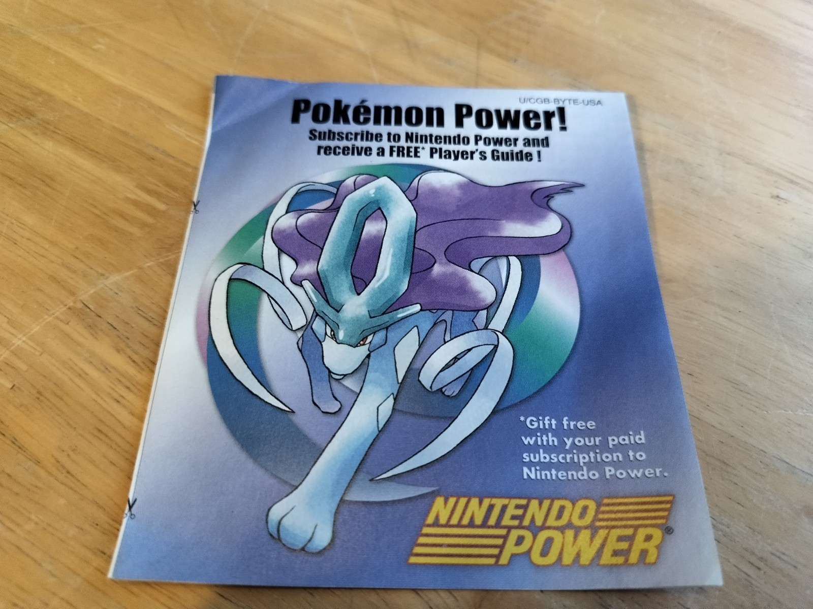Pokemon Crystal Version Authentic Nintendo Power 2001 – *Insert Only* No Game