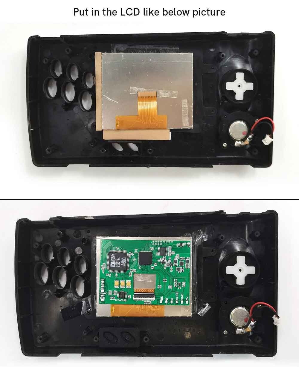 Hight Light SEGA IPS LCD 3.5″ 640×480 HD RGB PCB OSD MOD for SEGA NOMAD Console