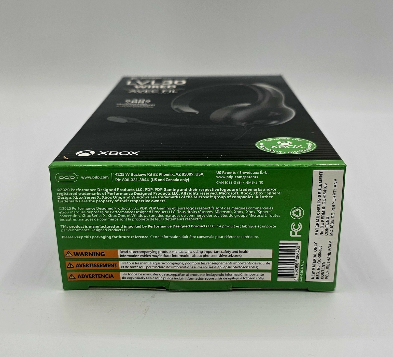 PDP Gaming LVL30 Wired Chat Headset for Xbox One ~ Xbox Series X ~ Windows