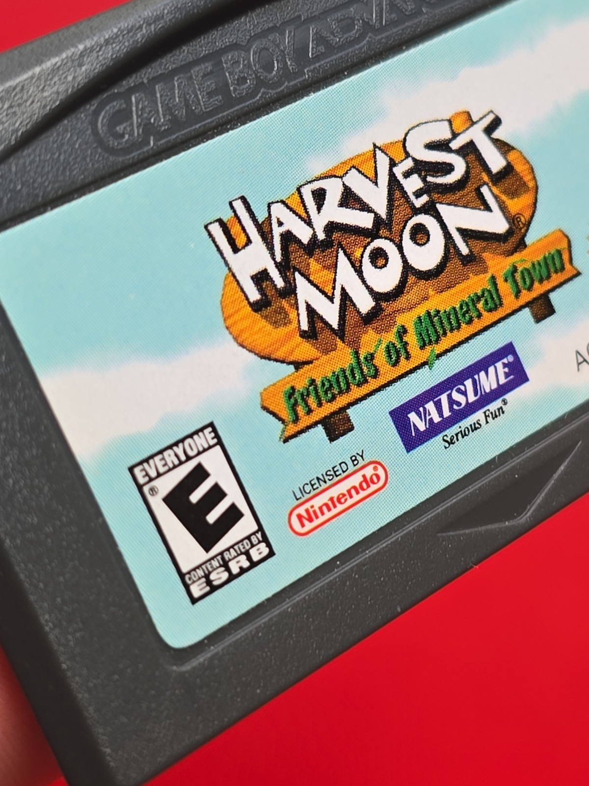 GBA Harvest Moon: Friends of Mineral Town Game Boy Advance Authentic Saves