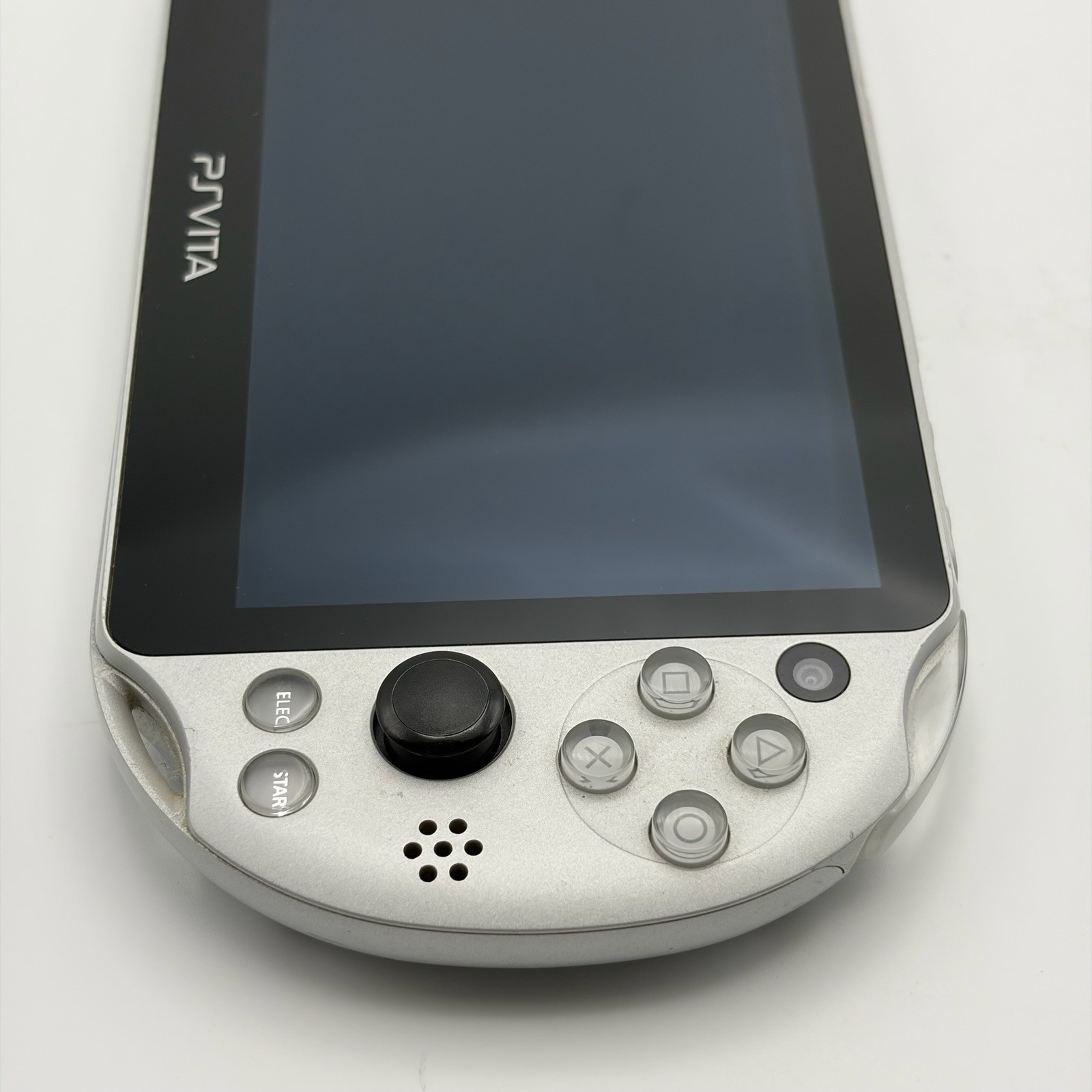 SONY PS Vita PCH-2000 Console Silver Very Good Fast Shipping No joystick drift.