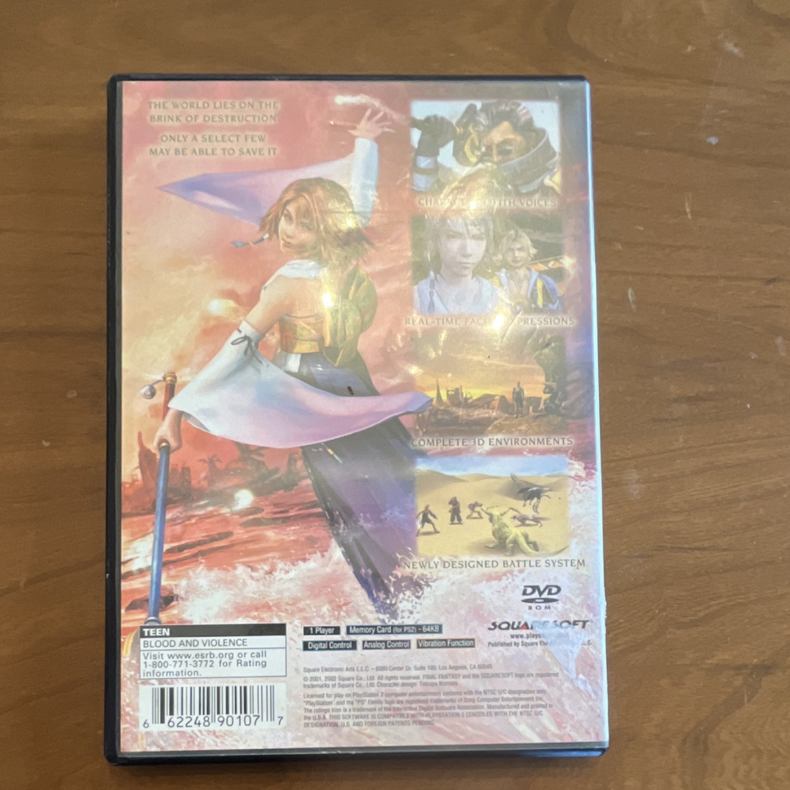 SquareSoft Final Fantasy X PlayStation 2 Complete Manual Role Playing CIB