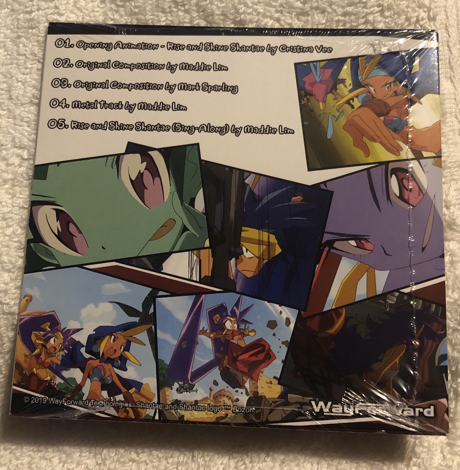 Shantae 5 Opening Animation Project Soundtrack CD PAX 2019 Limited Run Games