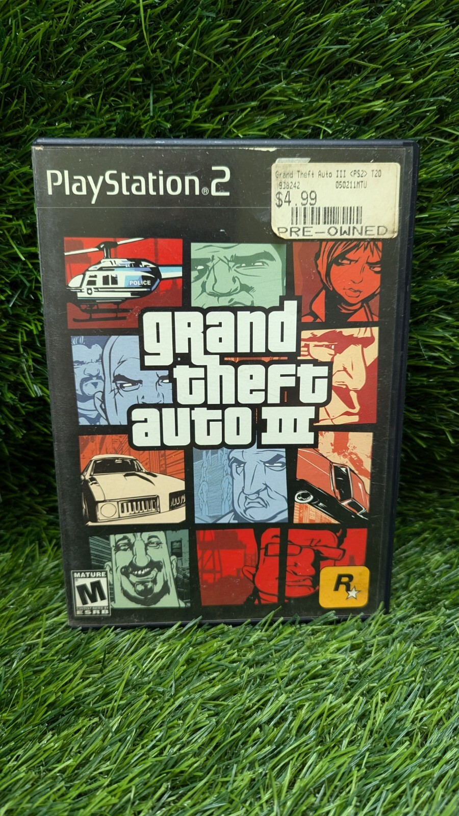 GTA Grand Theft Auto III Sony PlayStation 2 PS2 No Map Or Manual Included Tested