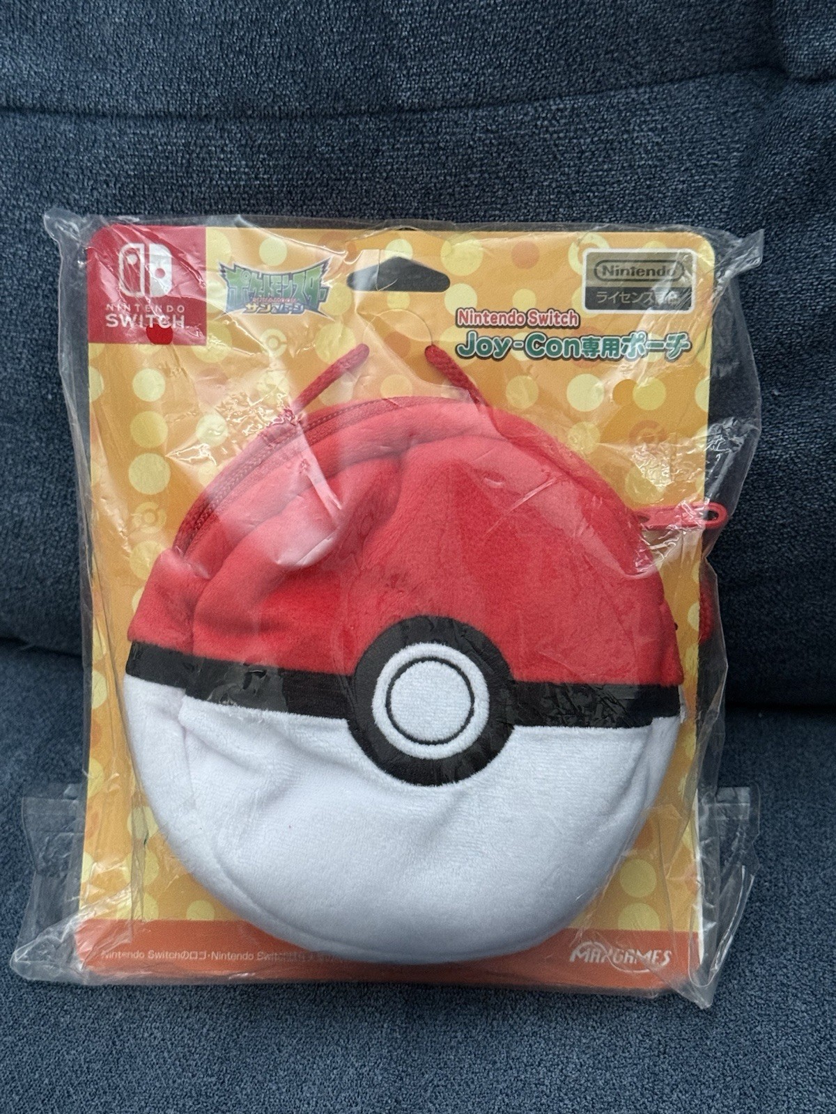 Nintendo Switch Joy-Con Pouch Case Pokeball Design Japan Import New