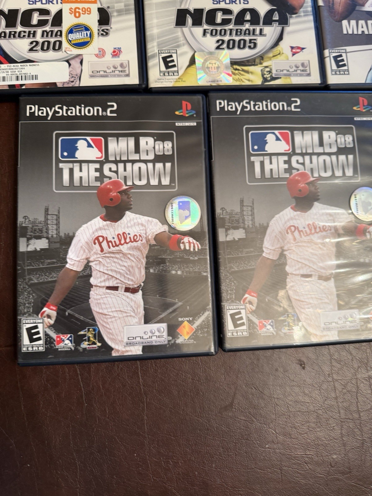 Ps2 Sports Game Lot Tiger Woods PGA Tour, MLB, NCAA Football, NCAA March Madness