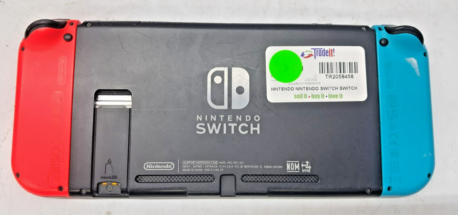 Nintendo Switch Handheld Console – Neon Blue Red joy-cons (COS DMG)