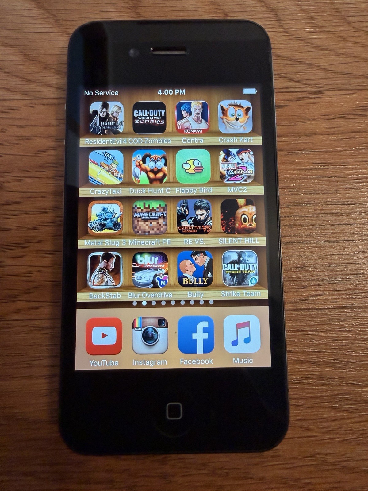 128 Games Iphone 4s 32gb Infinity Blade Final Fantasy Vii Bully Rare Retro Ios