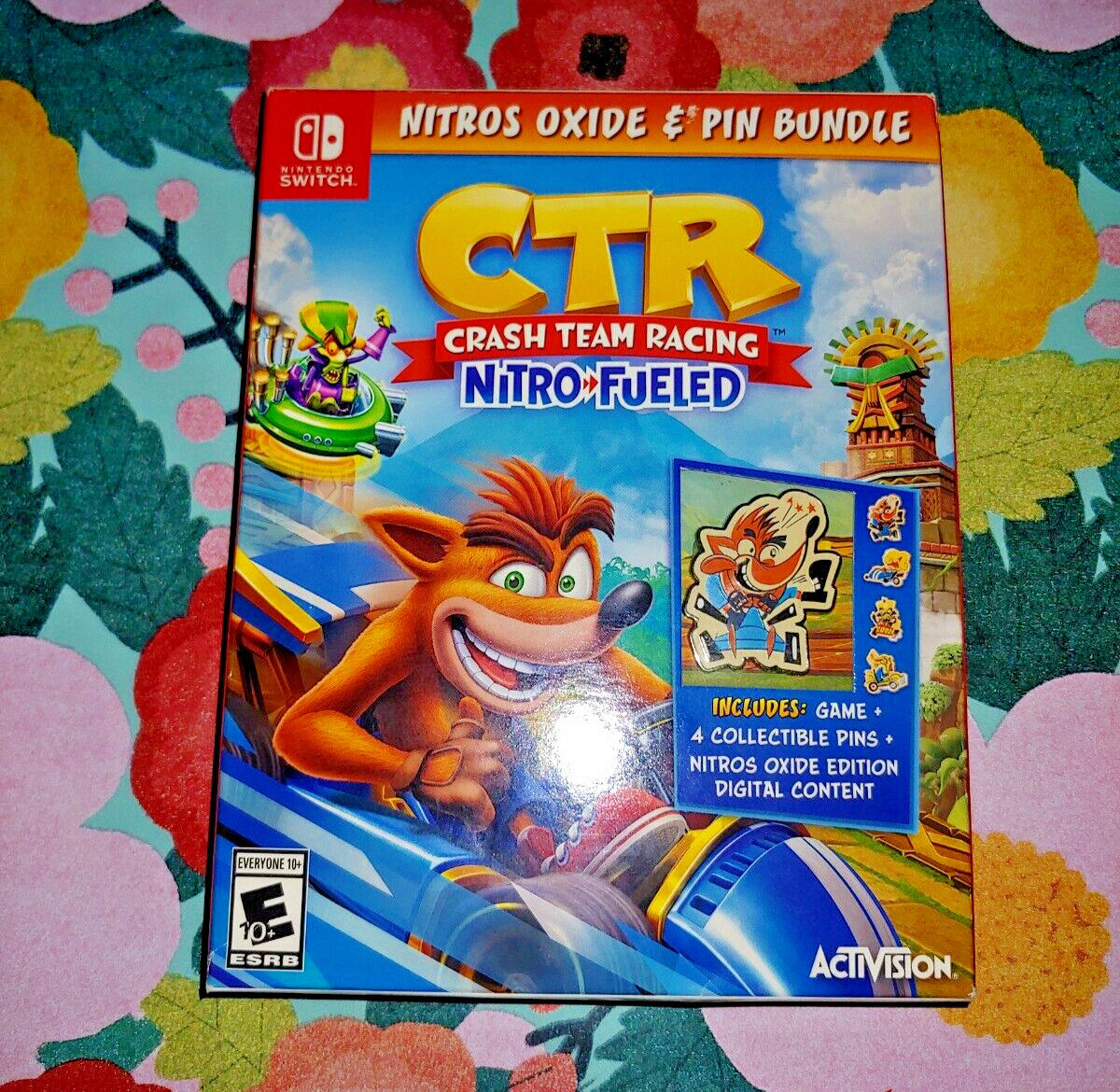 Crash Team Racing Nitrus Oxide And Pin Bundle Nintendo Switch