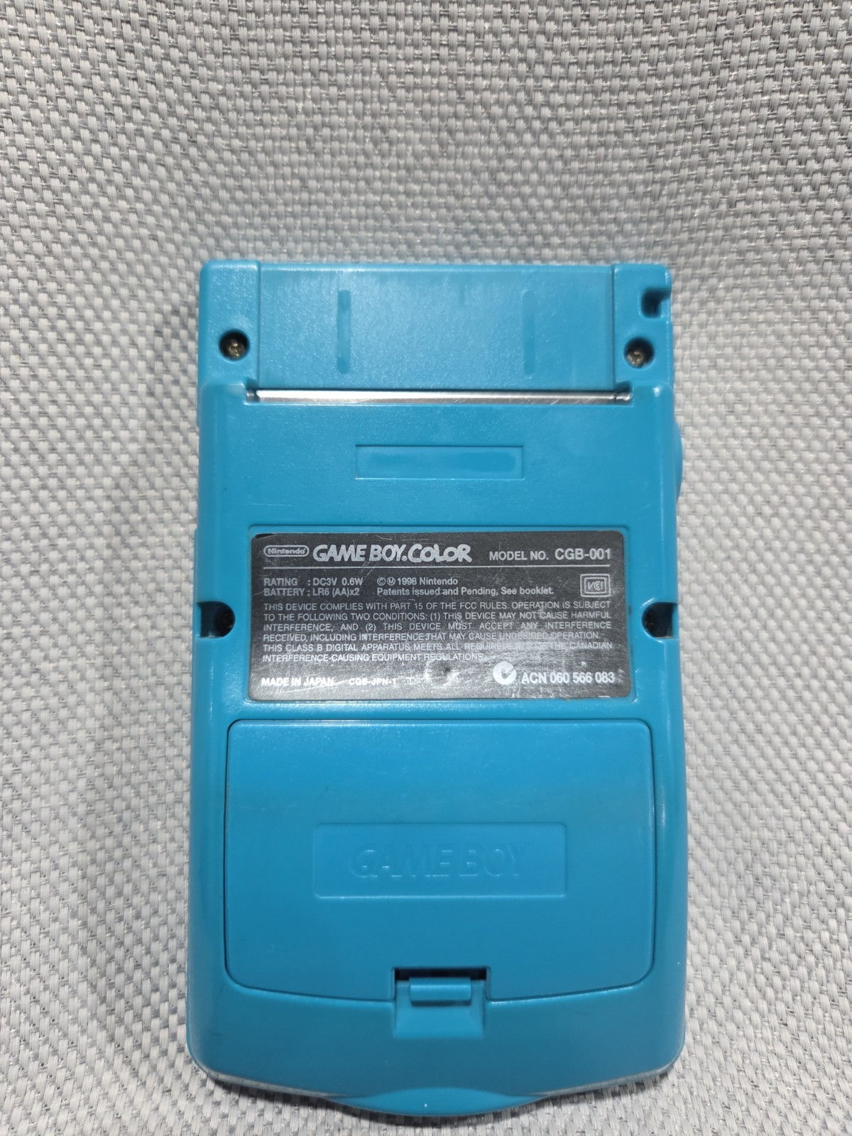 Nintendo Game Boy Color Teal CGB-001 Console Tested Working New Screen & Speaker