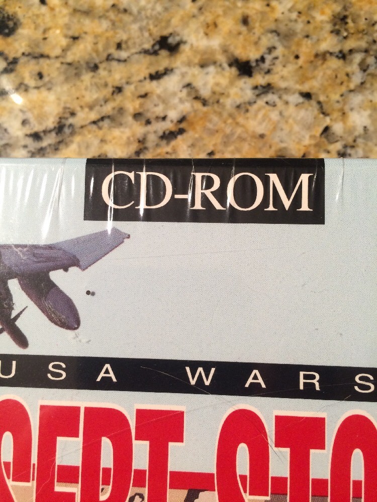 Desert Storm with Coalition Command Data Game Compton New Media CD-ROM 1992 NEW
