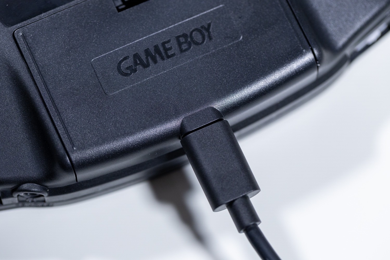 Nintendo Gameboy Advance AGB-001 IPS V5 Screen USB-C Charging Black & Grey