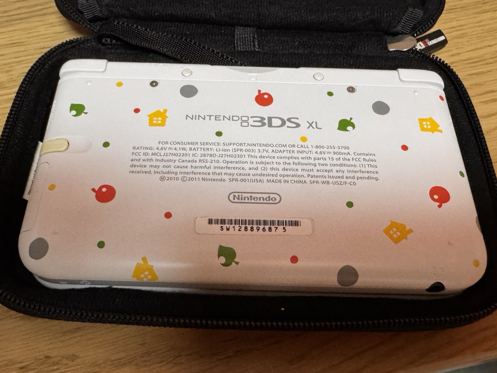 Nintendo 3DS XL White Animal Crossing Limited Edition – Great Condition