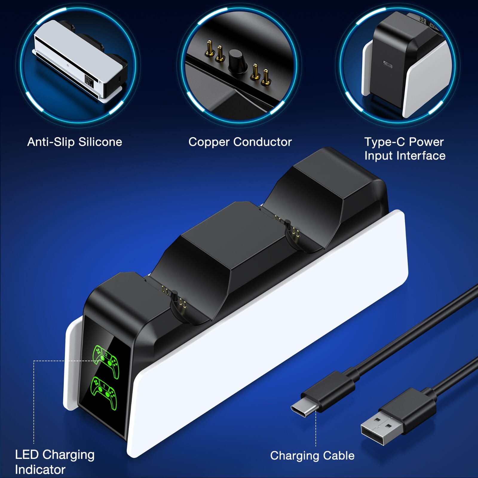 PS4 Controller Charger Dock ,PS4 Controller Charger Station for Playstation 4