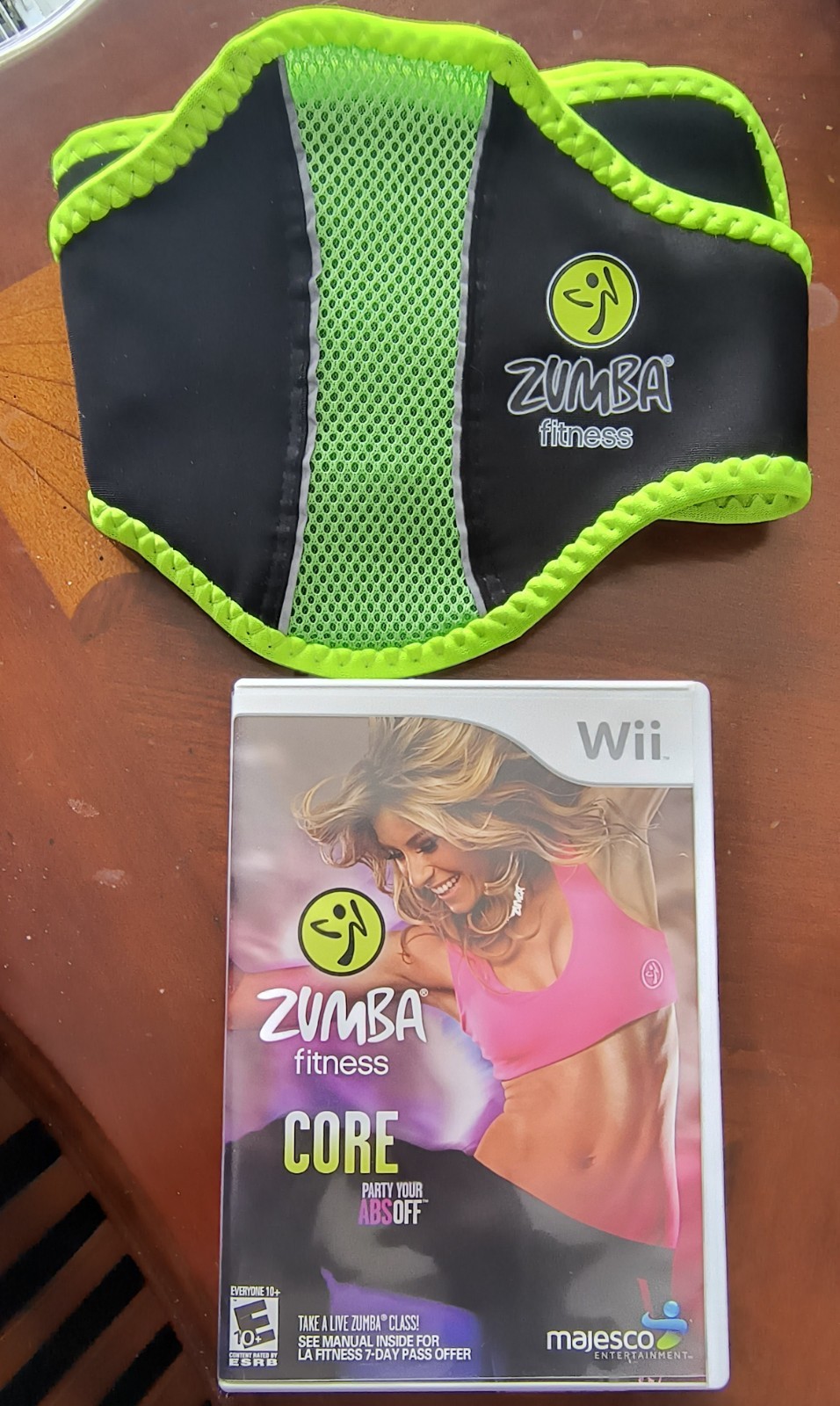 Zumba Fitness Core (Nintendo Wii, 2012) w/ Fitness Belt – Never Used