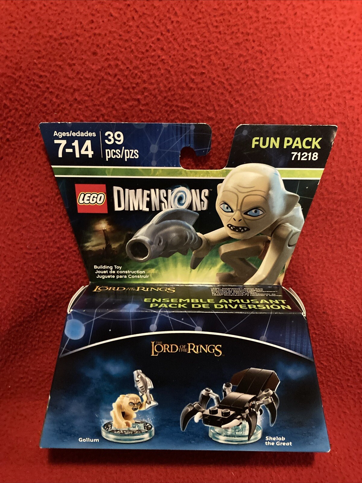 LEGO Dimensions Lord of the Rings Gollum Shelob Fun Pack 71218 – Sealed – New