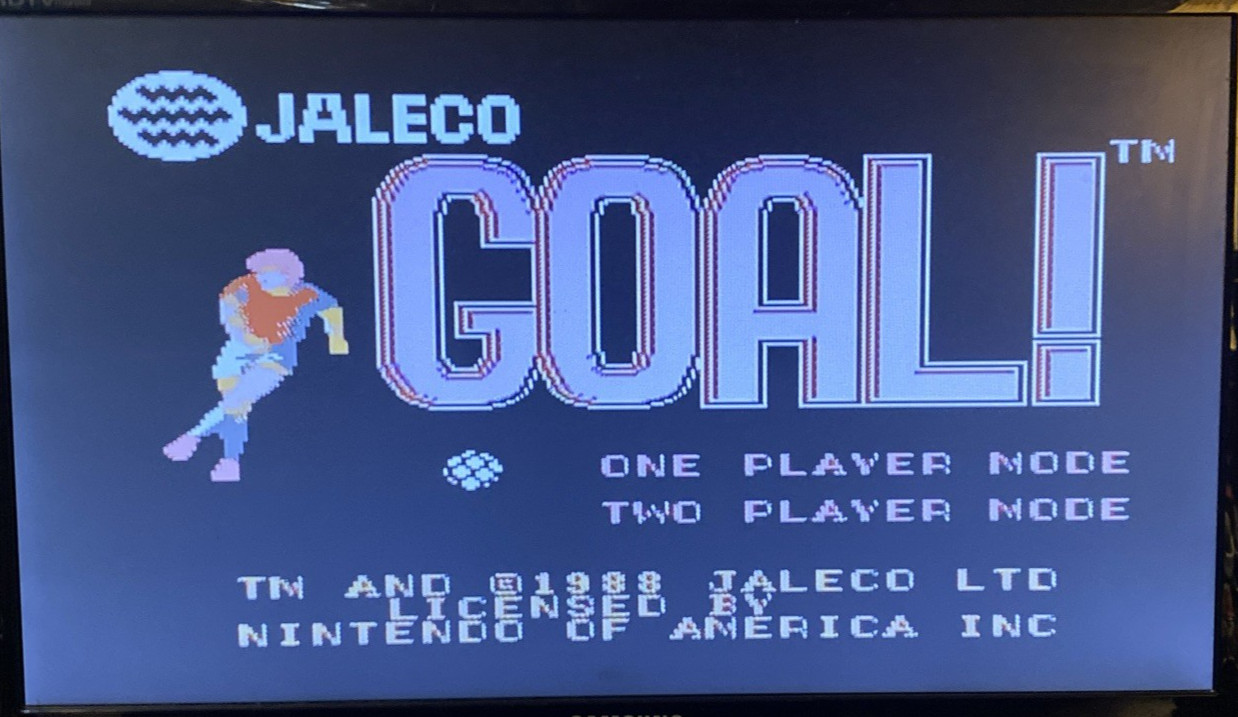 Goal (Nintendo Entertainment System, 1989) (NES-039)
