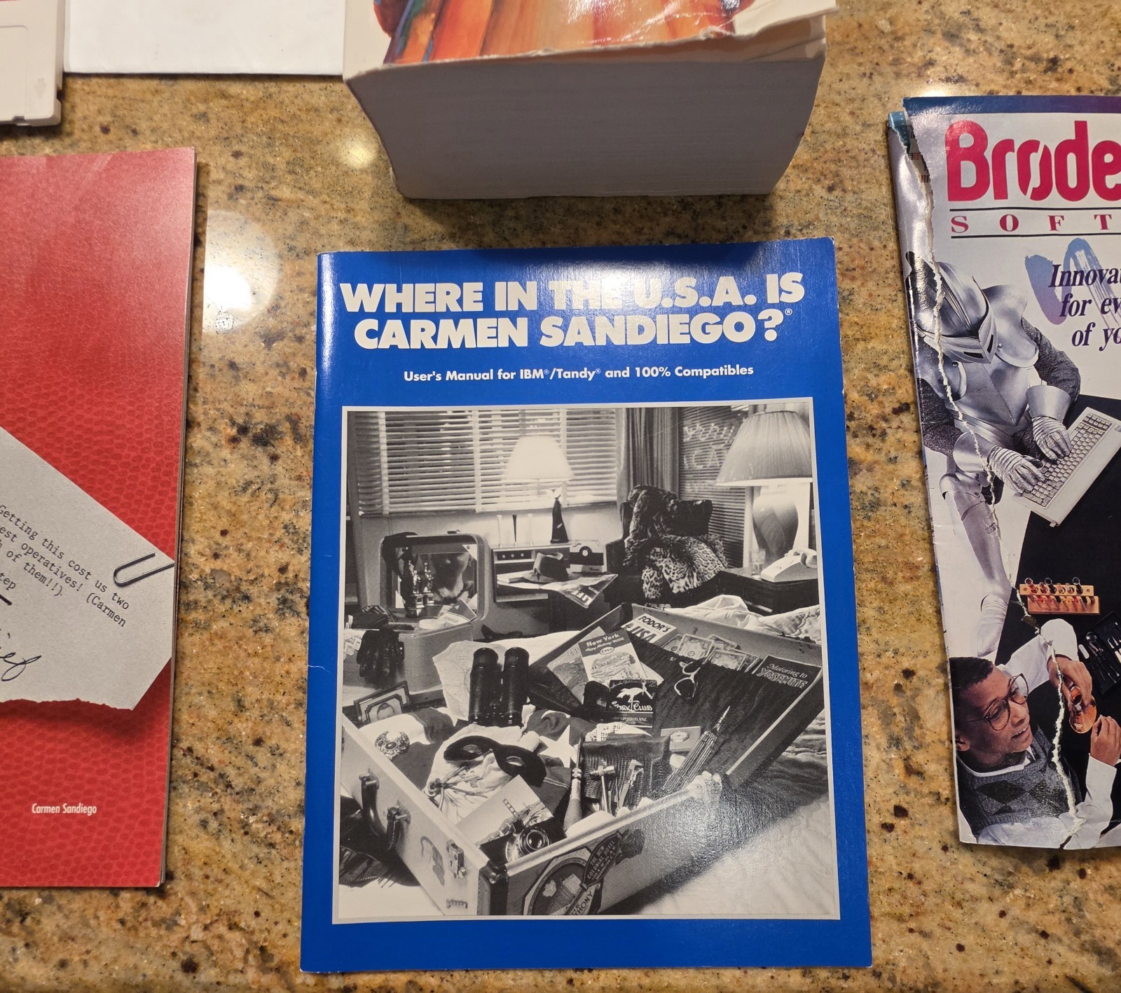 Where in the USA is Carmen Sandiego PC game 5.25″and 3.5″ disks 1989 Some Issues