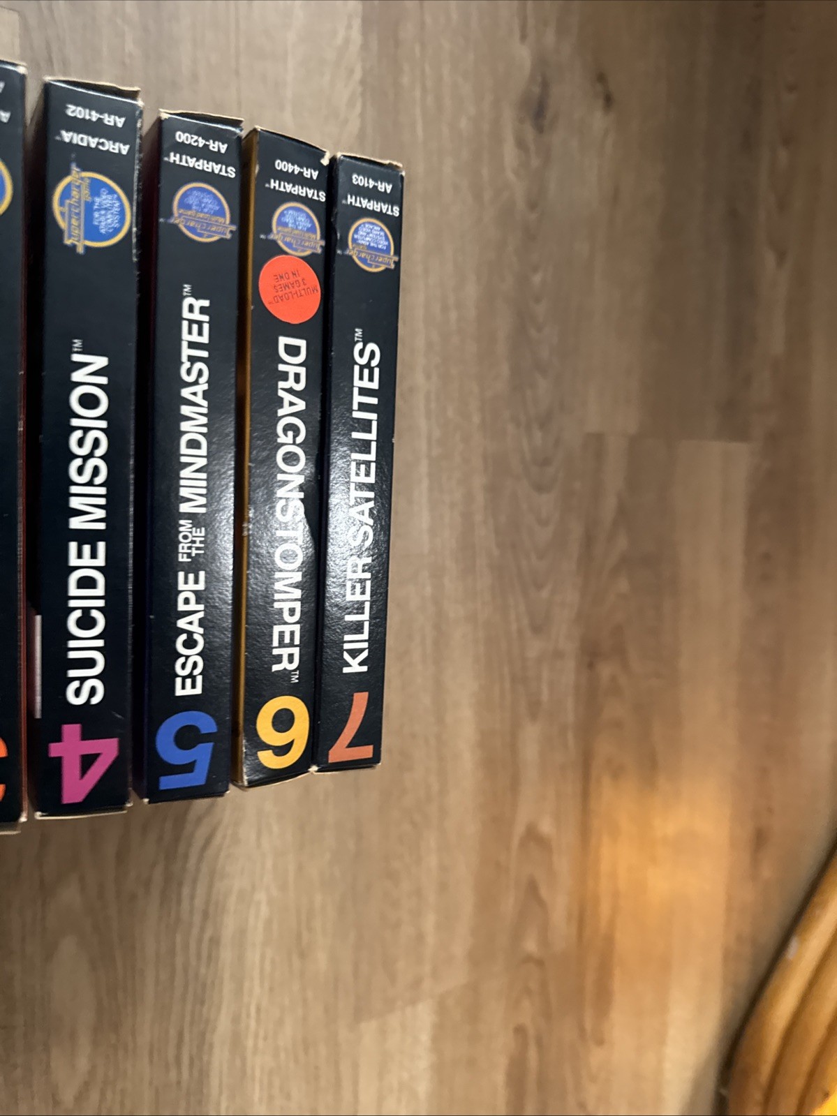 supercharger game lot 1 – 7 arcadia atari Game lot set phaser patrol communist