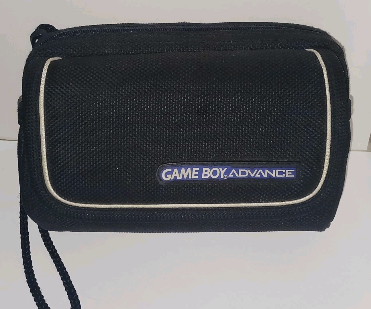 Game Boy Advance Carrying Case Black Padded Travel Bag Console Games Pouch GBA
