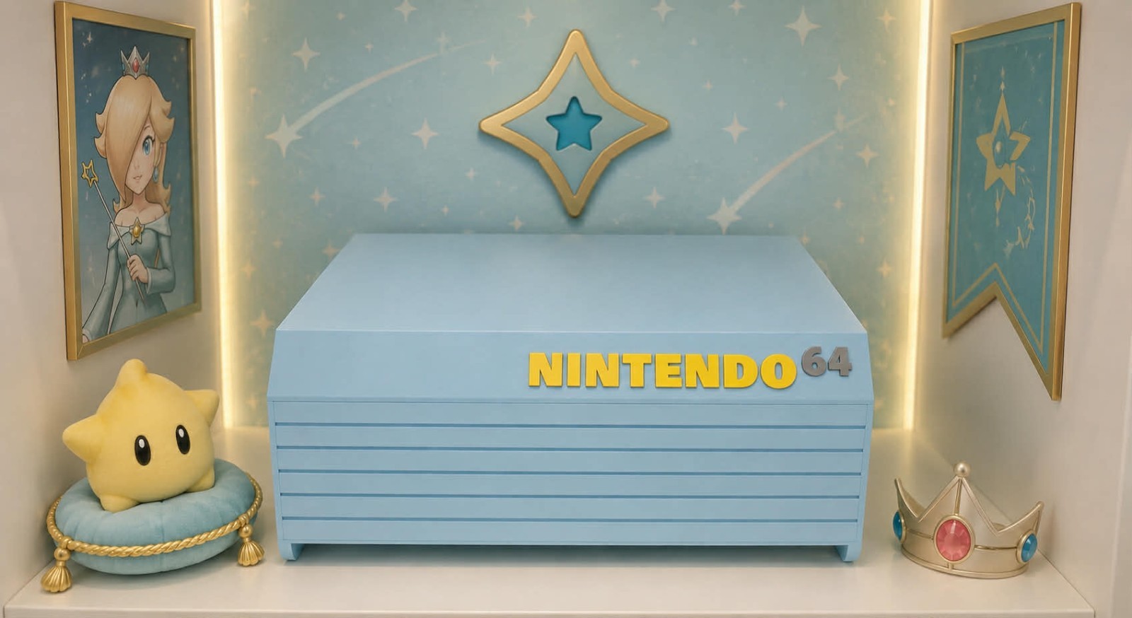 Nintendo 64 Cartridge Storage – Holds 18 N64 Games