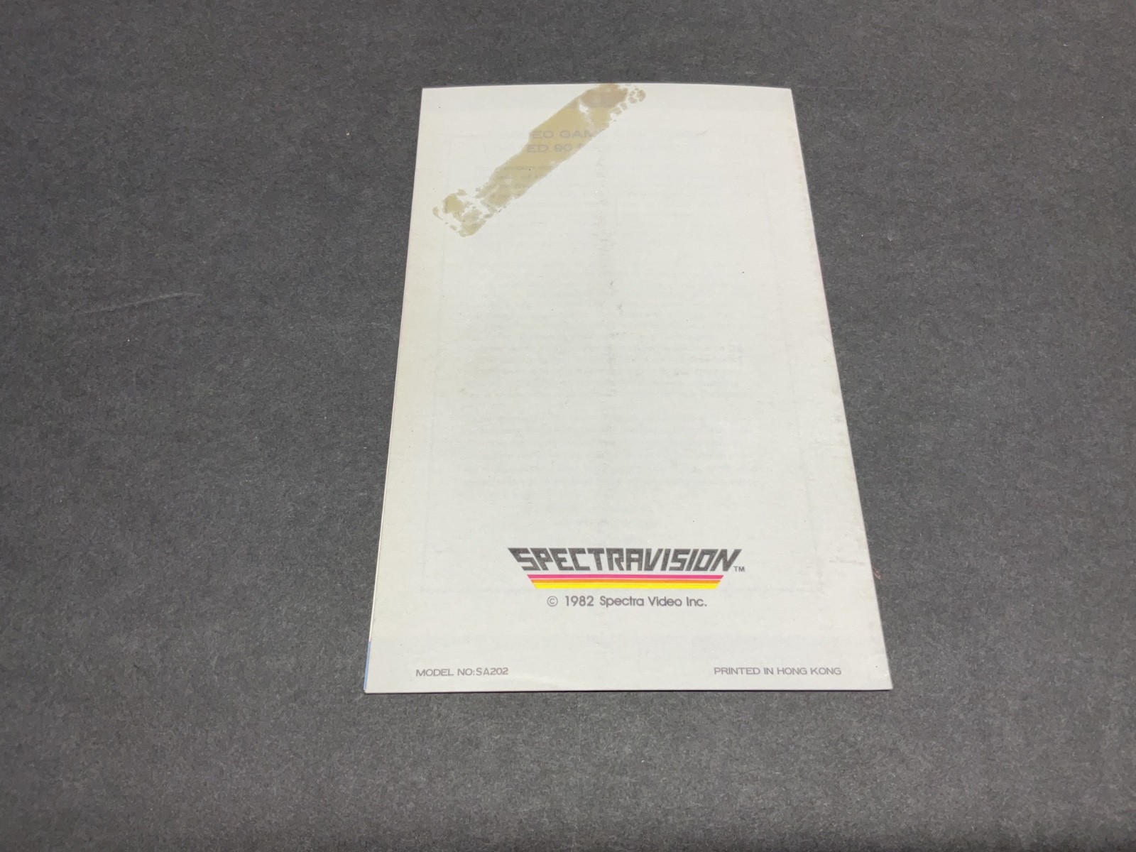 Atari 2600 Planet Patrol Game and Manual Tested
