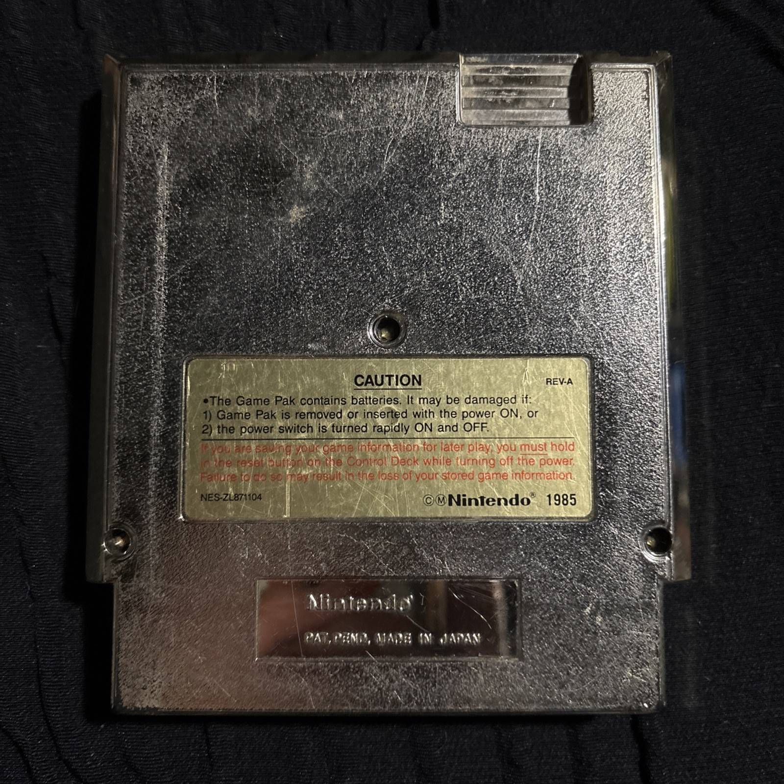 Nintendo The Legend of Zelda NES NTSC-U/C Gold Cartridge Tested a while ago