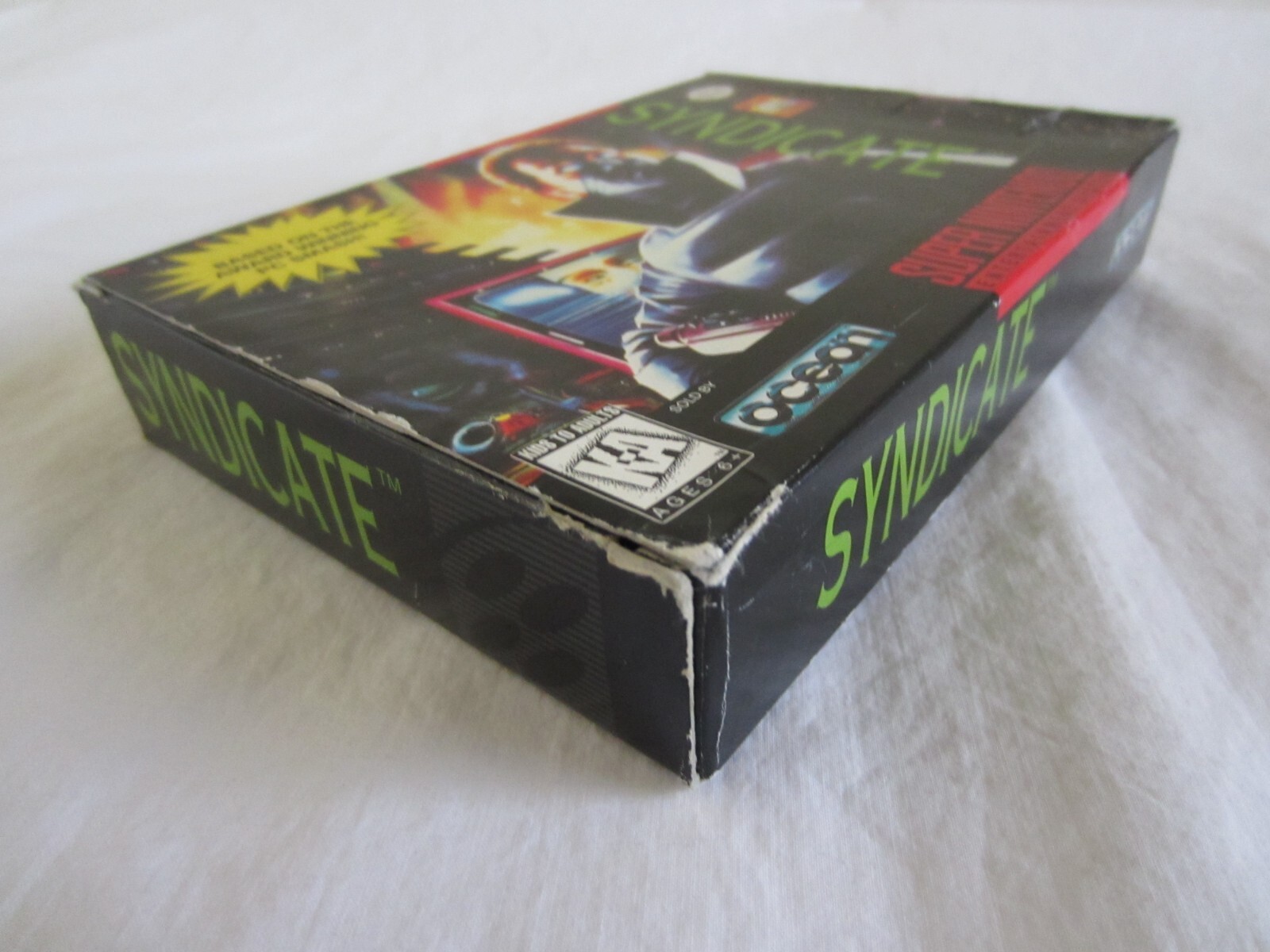 Syndicate (SNES) Super Nintendo CIB Complete Box Ocean 1995 RARE
