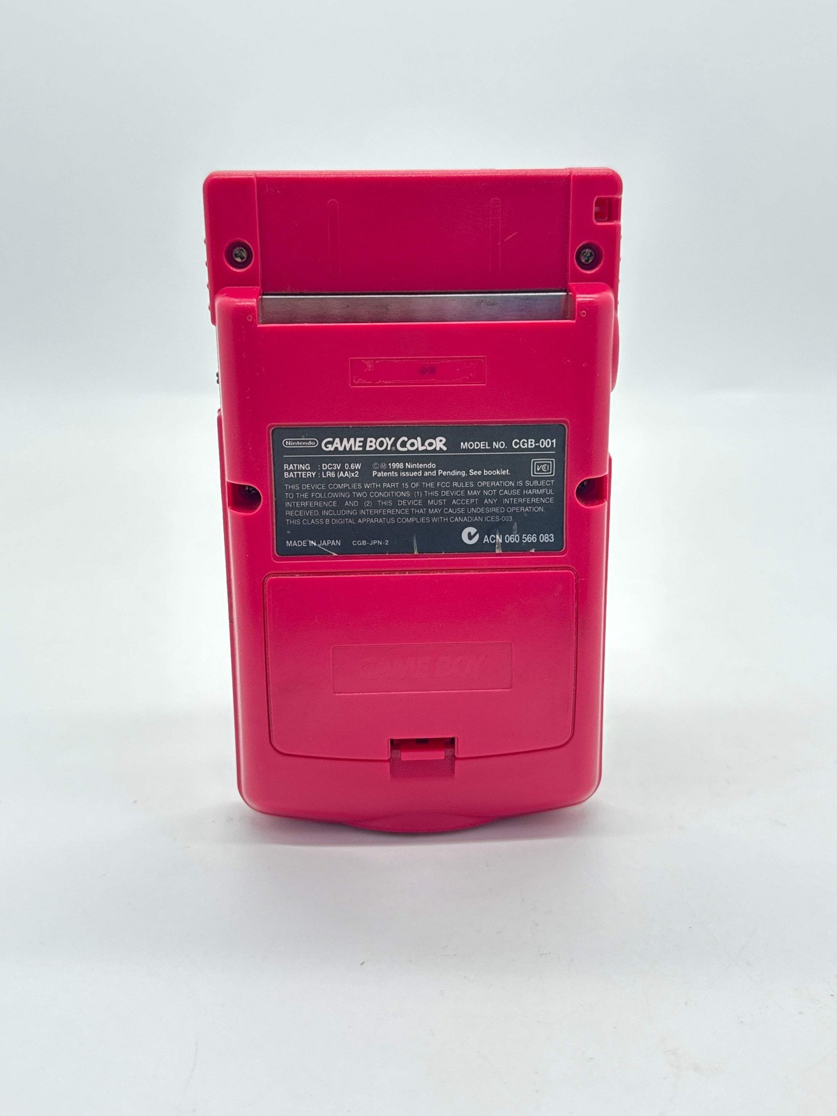Nintendo Game Boy Color CGB-001 Pink Console Only