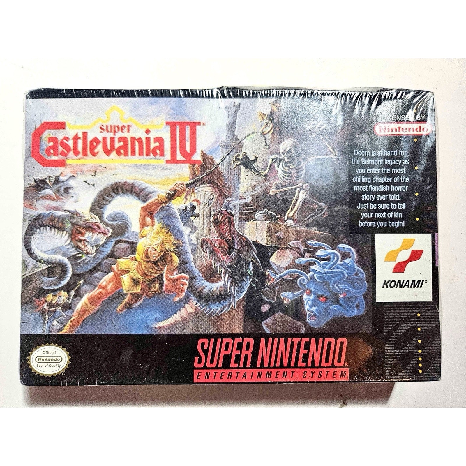 Super Castlevania IV 4 (Super Nintendo SNES) NEW in Box Factory SEALED!
