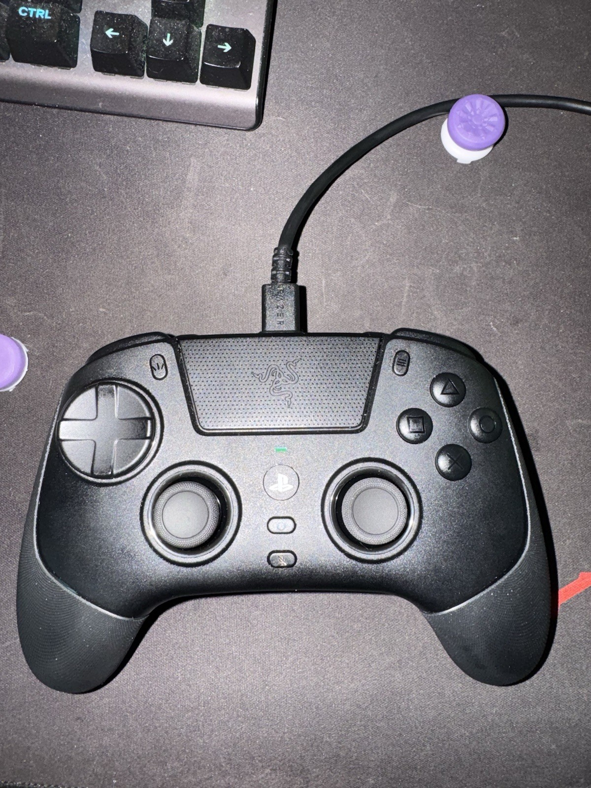 Razer Raiju Pro Wired USB-C Ergonomic Black Controller for PlayStation 5 w/ Case