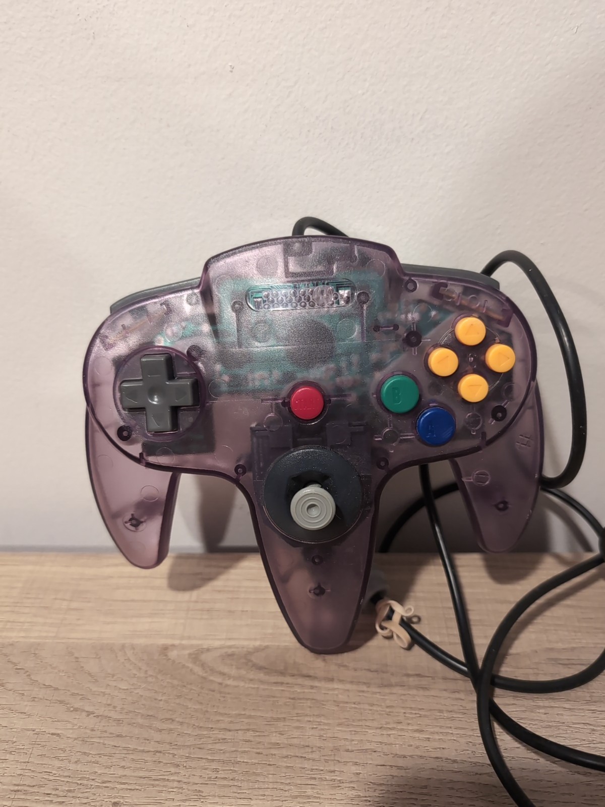 Unbranded N64 Controller – Purple Clear – Used, Tested