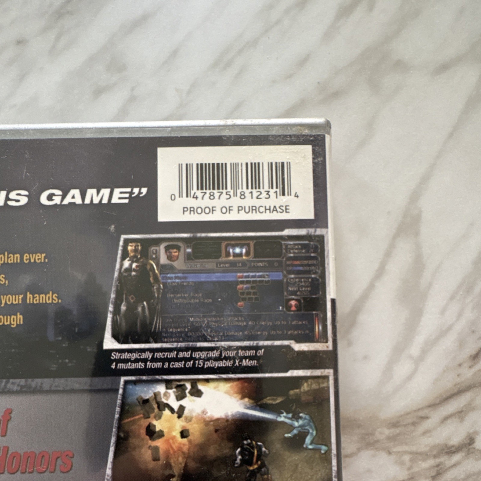 X-Men Legends Xbox Platinum Hits Game T Action Manual Included
