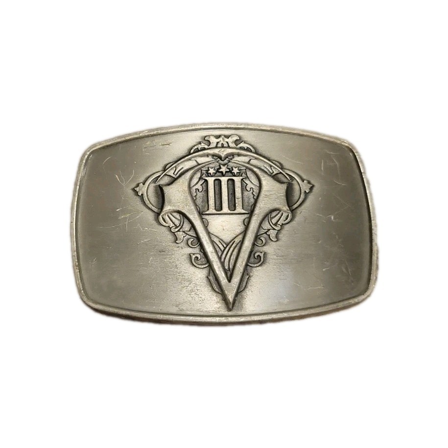 Assassins Creed Belt Buckle III 3 Limited Collector’s Edition Silver Tone Logo