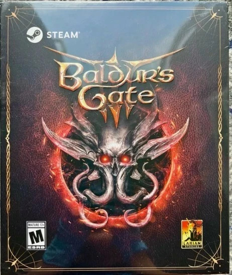 Baldur’s Gate 3 Deluxe Edition PC Steam Collector’s Physical USA Sealed