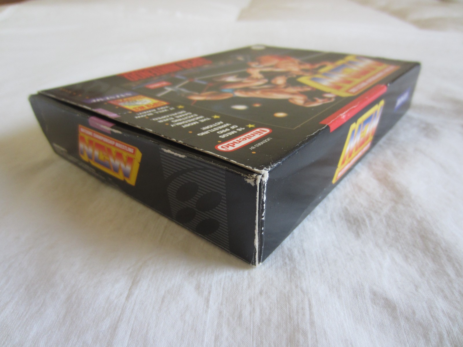 Natsume Championship Wrestling SNES Super Nintendo Complete 1994 Natsume RARE