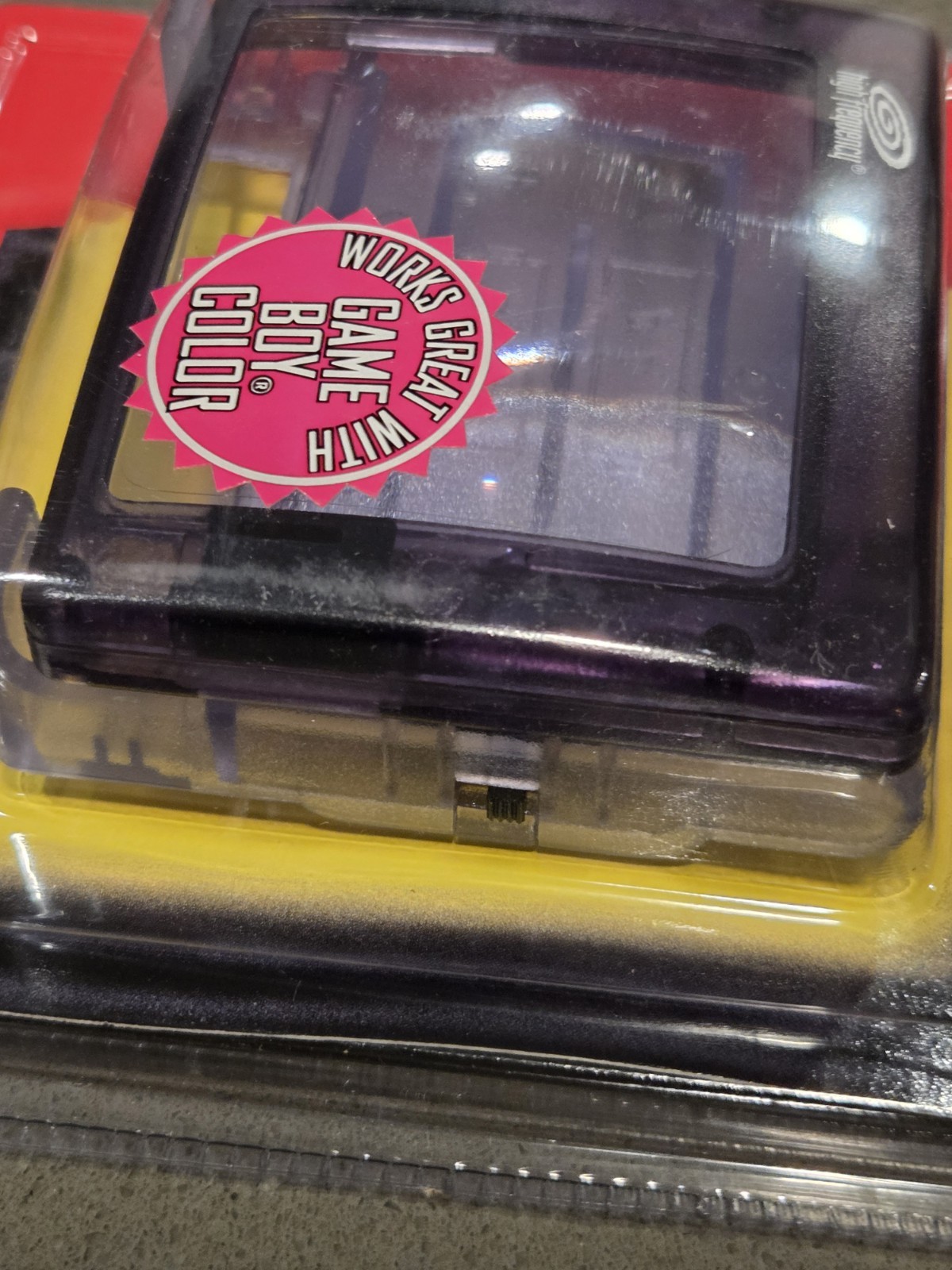 NOS High Frequency GameBoy Color Light And Magnifier Atomic Purple 1998 ToysRus