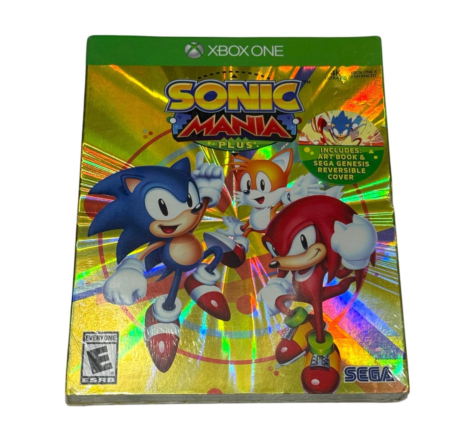 Sonic Mania Plus (Xbox One, 2018) – Brand New w/ Art Book
