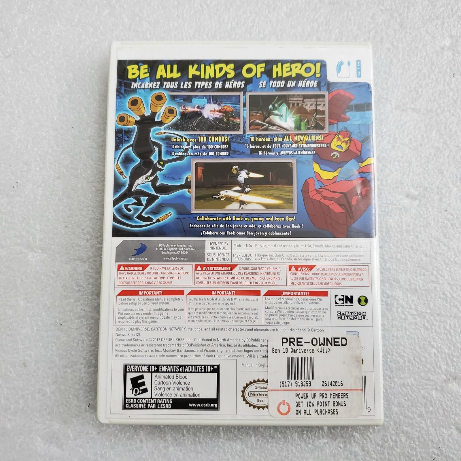 Ben 10: Omniverse (Nintendo Wii, 2012)