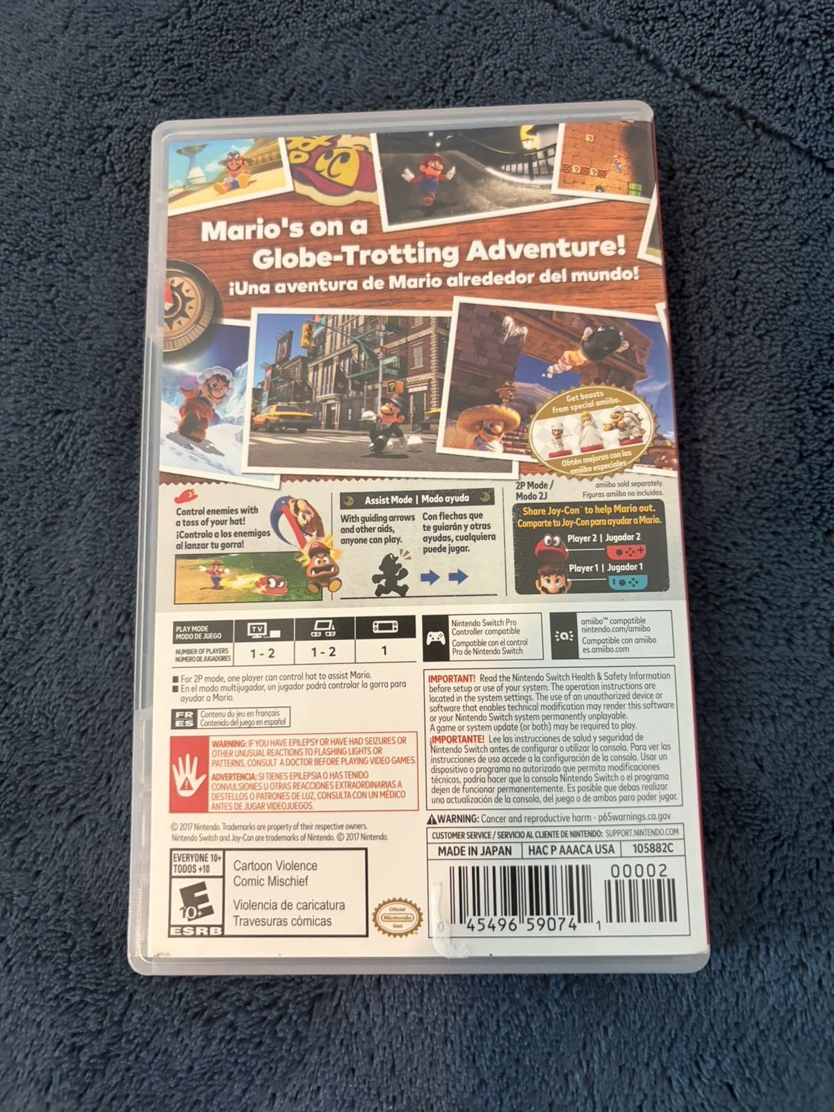 Super Mario Odyssey (Nintendo Switch) Complete, Tested & Working