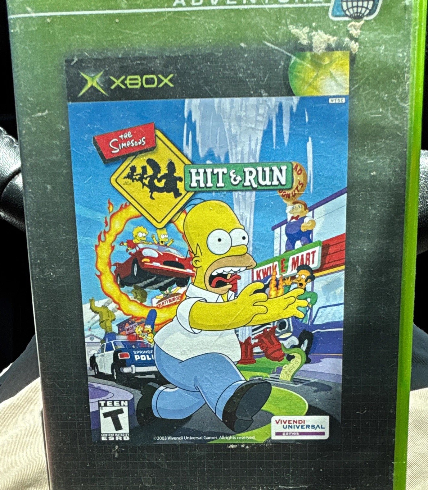 Vivendi Universal The Simpsons: Hit & Run Xbox 2003 Perfect Disc