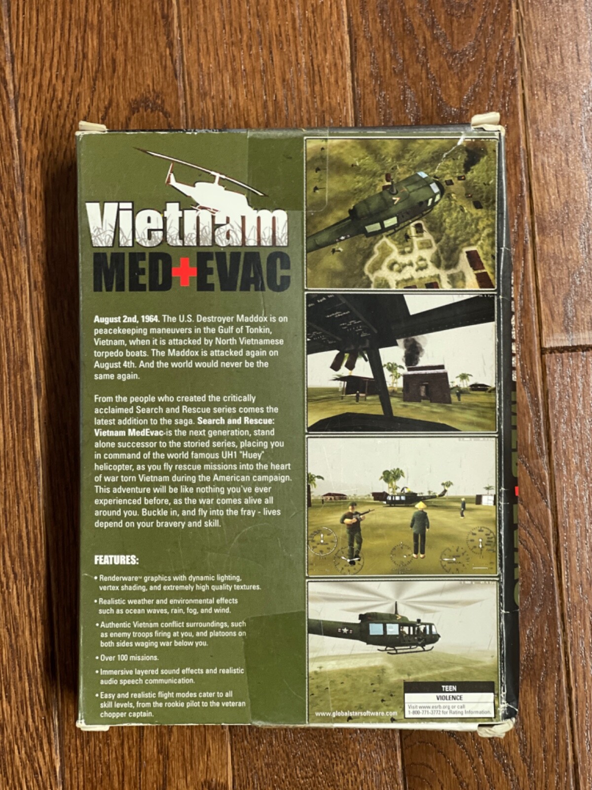 Vietnam Med + Evac – PC Cd-rom – New Sealed – Small Box Global Star Software