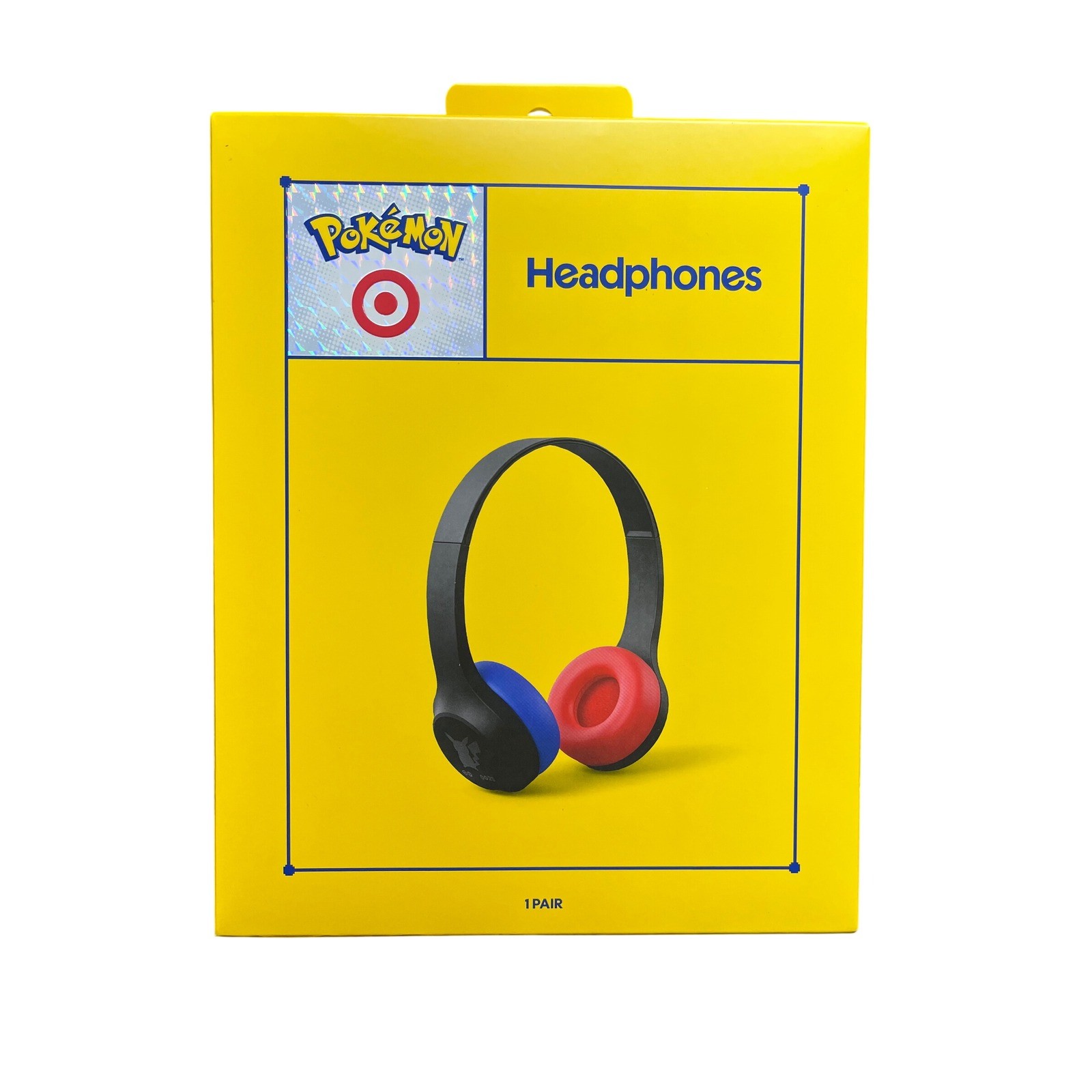 Pokemon 30th Anniversary Target Exclusive Headphones Black Red Blue USB-C New