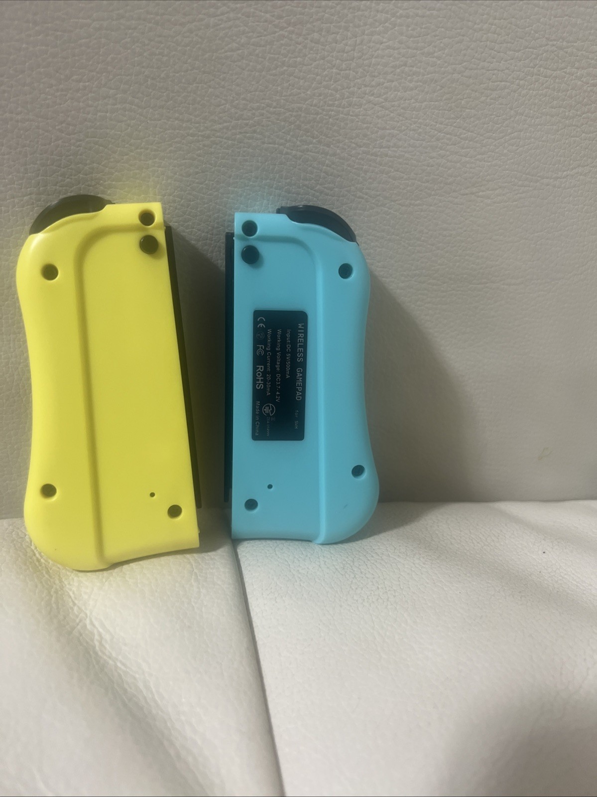 Nintendo Switch Blue AYellow Joy-Con Controllers Left Right Tested Unbranded