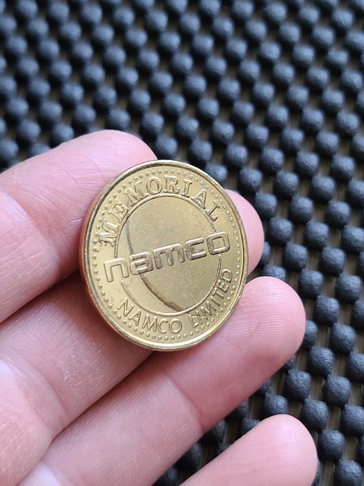 Vintage Pacman Arcade Token Coin Medal Rare Promo Nintendo Namco SNES GBA 3DS a