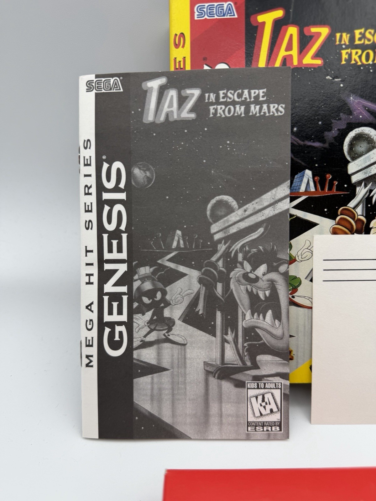 Taz in Escape From Mars (Sega Genesis, 1994) CIB Complete in Box with Manual