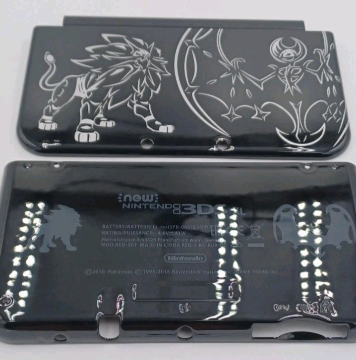 New Nintendo 3ds Xl LL Replacement Shells Make your Combination+ Rubbers +Label